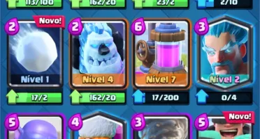 Conta de Clash Royale nvl 10 arena 12 com cartas tops
