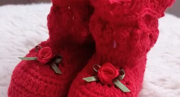 Botinha de Crochê para Bebê