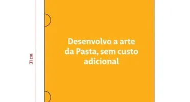 50 Pastas Personalizadas Laminadas 22 x 31 cm