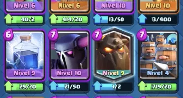 CONTA CLASH ROYALE NV 11 MESTRE 1 TODAS AS CARTAS
