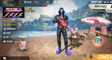 Conta Free Fire TOP! Com angelical