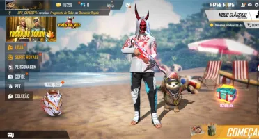 Conta Free Fire TOP! Com angelical