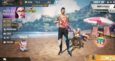 Conta Free Fire TOP! Com angelical