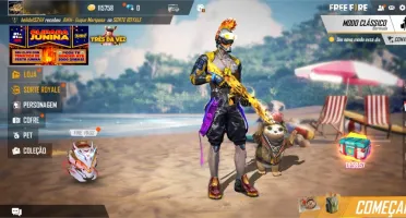 Conta Free Fire TOP! Com angelical