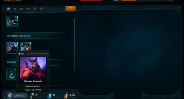CONTA DE LEAGUE OF LEGENDS BRONZE V 18 Champs - 4 skins