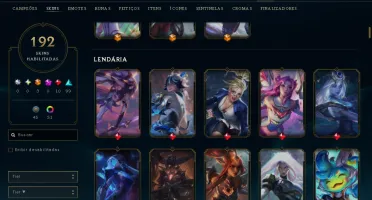 Vendendo Conta LoL - 3 Ultimates, total de 192 skins, todos