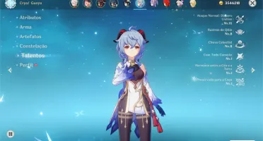 AR 57 com Kazuha C2, Ganyu, Venti e mais!