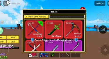 Conta Blox Fruits com Darkblade