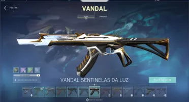 Conta League of Legends e Valorant.