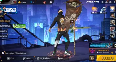 Conta de Free fire gemada