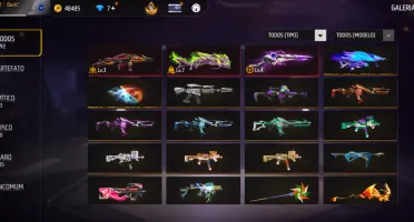 Conta de Free fire gemada