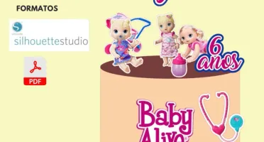 Arquivo Topo De Bolo - Baby A Live