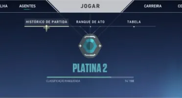 Conta de Valorant Plat 2 com várias skins e facas.