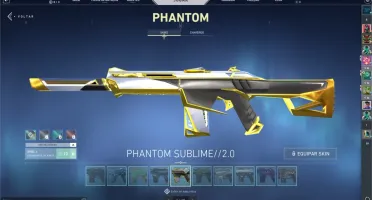 Conta de Valorant Plat 2 com várias skins e facas.