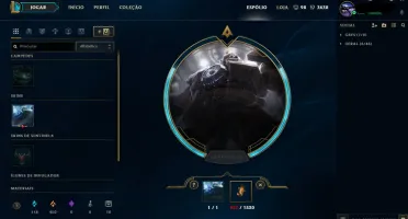 CONTA LEAGUE OF LEGENDS, PRATA 2, 102 CAMPEÕES 13 SKINS