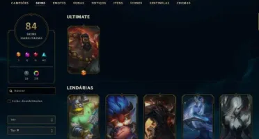 Conta League Of Legends lvl 235
