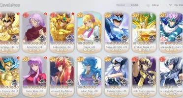 Conta do Saint Seiya Ex a Venda