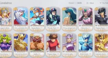 Conta do Saint Seiya Ex a Venda