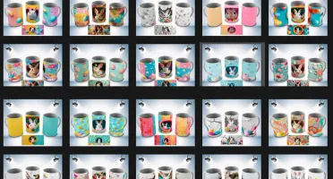 Artes para Canecas PÁSCOA - 3D