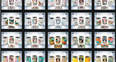 Artes para Canecas PÁSCOA - 3D