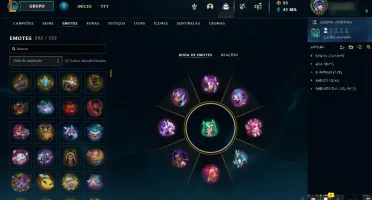 Conta nivel 673, com todos os champs/ 358 skins
