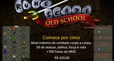Conta corpo a corpo máximo, OSRS 99 Att, Str, Def, Hitpoints