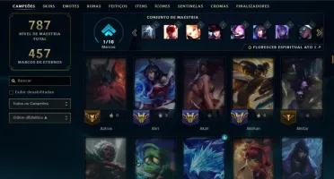 Conta de LoL de 2012 FULL champ LVL671