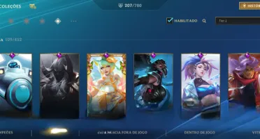 Conta wild rift Antiga
