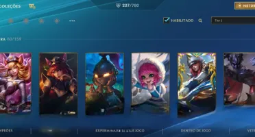 Conta wild rift Antiga