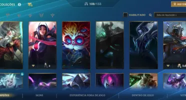 Conta wild rift Antiga