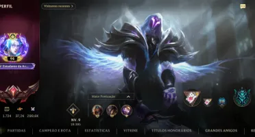 Conta wild rift Antiga