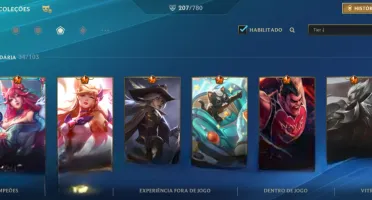 Conta wild rift Antiga