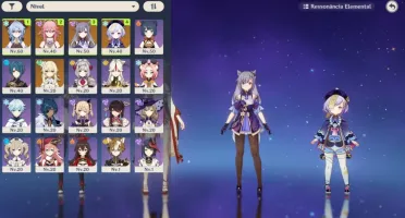 AR 32 Gayu - Keqing - Yae Miko - Qiqi