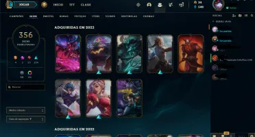 Conta TOP LOL 356 Skins / Dima 4
