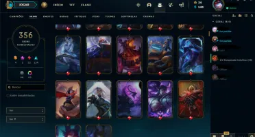 Conta TOP LOL 356 Skins / Dima 4