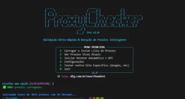 ProxyChecker  | Verificador de proxys - script python