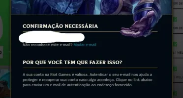 Conta Diamante 2 sem e-mail confirmado.