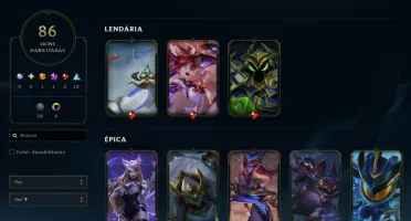Conta League of Legends Full Acesso - 149 Champs e 86 Skins