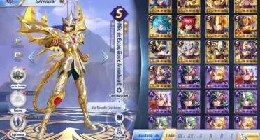 SAINT SEIYA AWAKENING - COM GEMAS AVANÇADAS E LIVROS