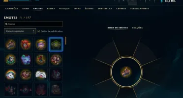[Entrega Automática] Conta Lol Platina, 44 Skins, 14K Ea