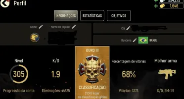 Conta TACTICOOL LVL 305