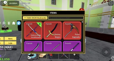 Conta de roblox focada em Blox Fruits, King Legacy e Gpo