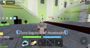Conta de roblox focada em Blox Fruits, King Legacy e Gpo