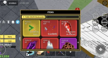 Conta de roblox focada em Blox Fruits, King Legacy e Gpo