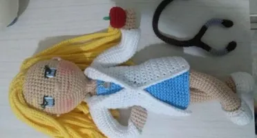 Amigurumi Profissões - Nutricionista