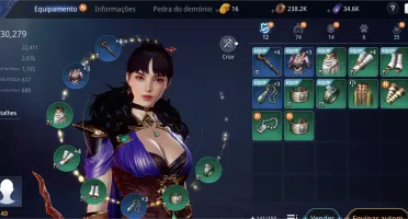 VENDO CONTO MIR4 LVL 40 COM MIL DE PODER CLASSE MAGO