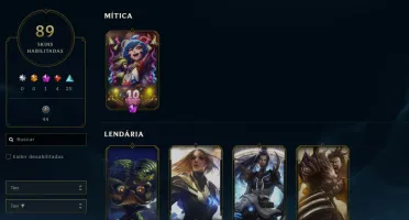 Conta League of Legends Full Acesso - 155 Champs e 89 Skins