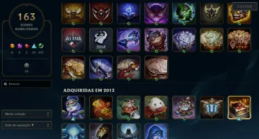 Conta League of Legends Full Acesso - 155 Champs e 89 Skins