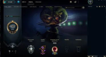 CONTA LEAGUE OF LEGENDS 91 SKINS PRATA 1