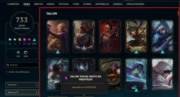 Mono Talon 1 Milhão De Maestria+Viego Gacha/Yasuo Genesis